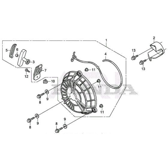 Recoil Starter for Honda EU22i Generator