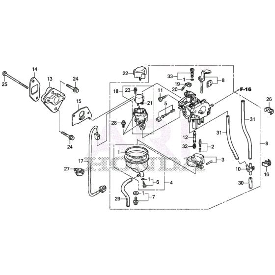 Carburettor Assembly for Honda EU22i Generator