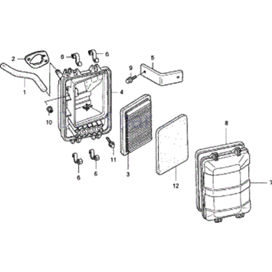 Air Cleaner Assembly for Honda EU26i Generator