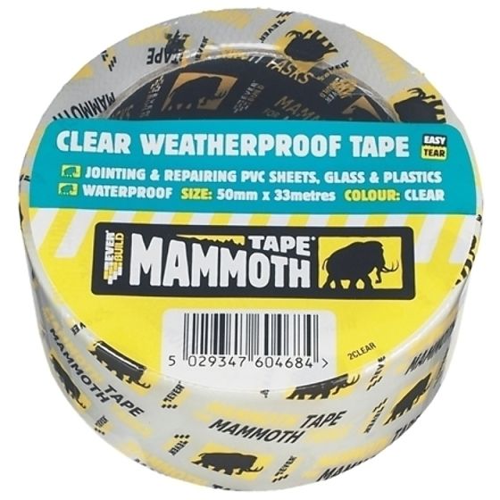 Clear Weatherproof Tape