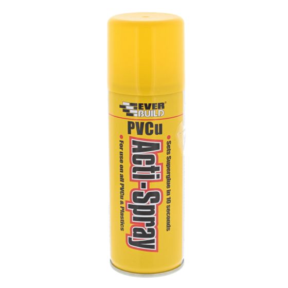 Superglue Activator Spray 200ml for Everbuild PVCu Bonding