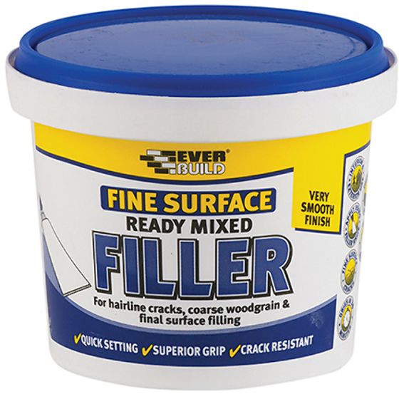 Fine Surface Filler Ready Mix 600g by Everbuild - RMFINE