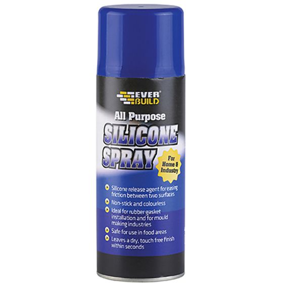 All Purpose Silicone Spray 400ml by Everbuild - SILSPRAY
