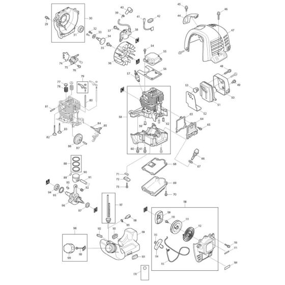 Makita EW1060H Parts