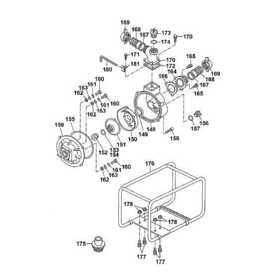 Makita EW200ST Pump Parts