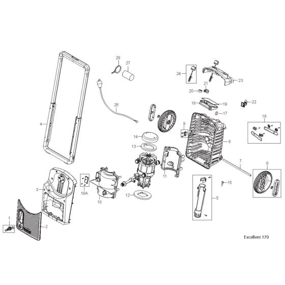 Nilfisk EXCELLENT 170-10 PA Assembly