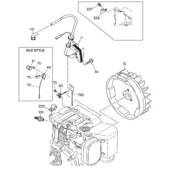 Electric Device Group for Robin / Subaru EY15 Engines