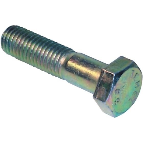 M10 x 50mm Zinc Plated 8.8 Steel Bolt 50 Pack