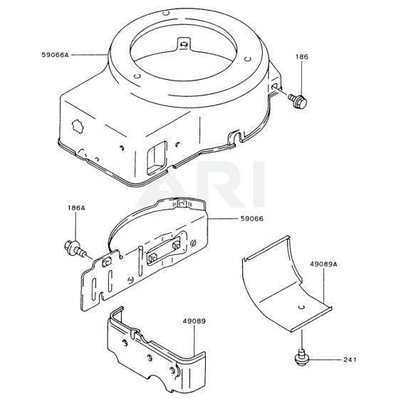 Cooling Equipment for Kawasaki FA210V Engine