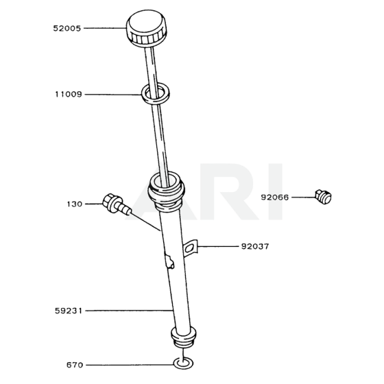 Lubrication Equipment for Kawasaki FA210V Engine