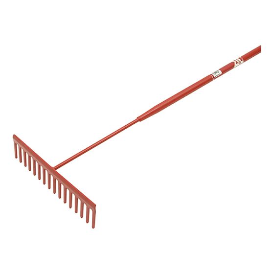 Asphalt Rake 16 Flat Teeth - Tubular Steel Shaft by Faithfull - KAA020013