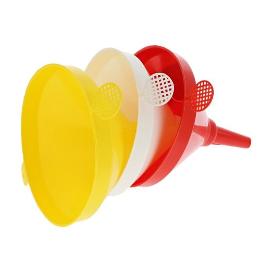 Plastic Funnel 150mm Set, 3 Piece