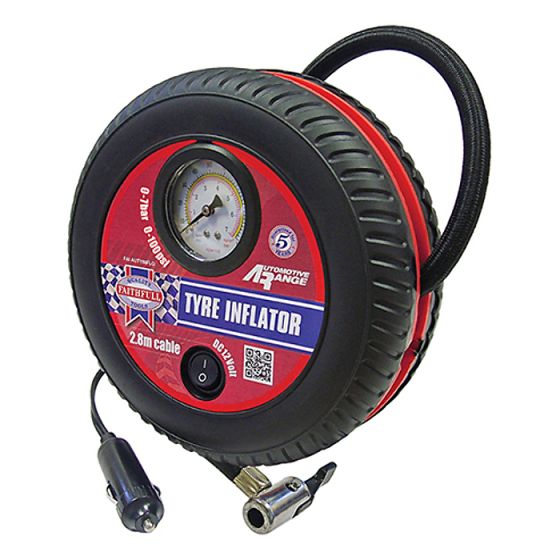 Tyre Inflator 12v Low Volume by Faithfull - TLG015