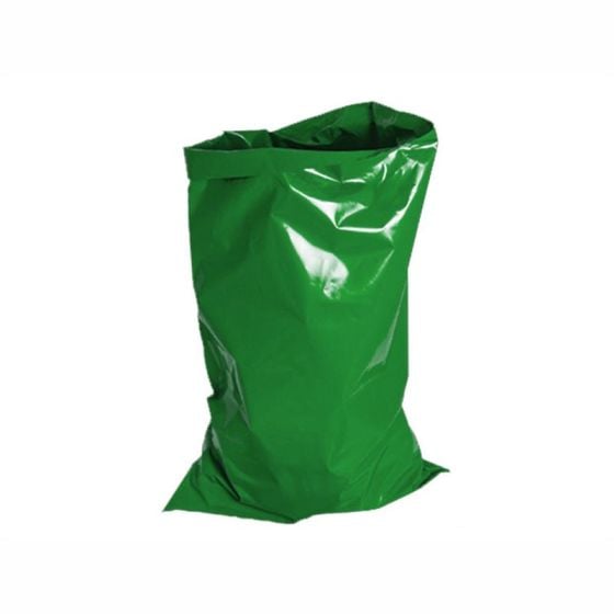 Garden Sacks - Strong Heavy-Duty Polythene 73 x 97cm Green Pack of 10