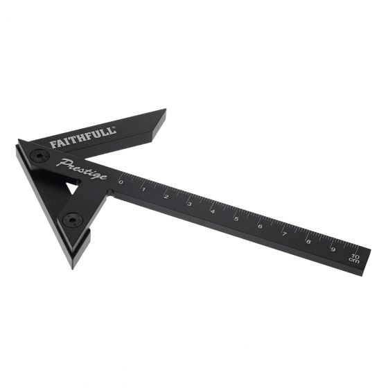Prestige Centre Finder Gauge Black Aluminium 100mm
