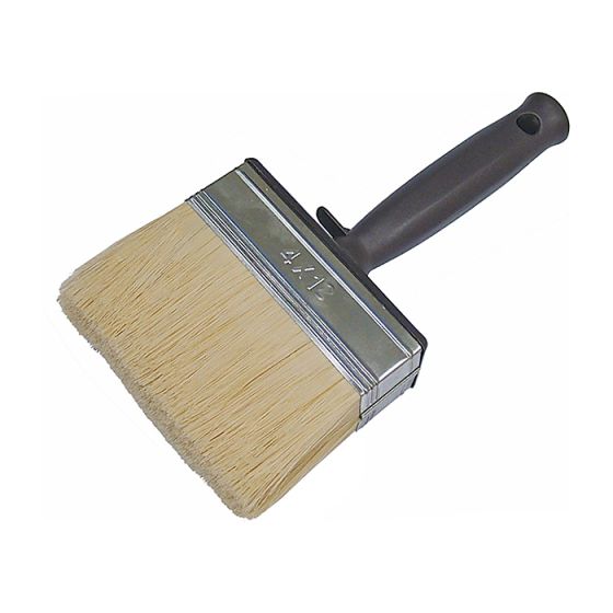 Woodcare Shed & Fence Brush 120mm (4.3/4in) by Faithfull - 2201798L