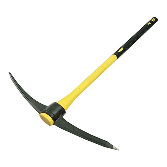 Pick Axe with Fibreglass Handle 3.17kg (7lb) by Faithfull