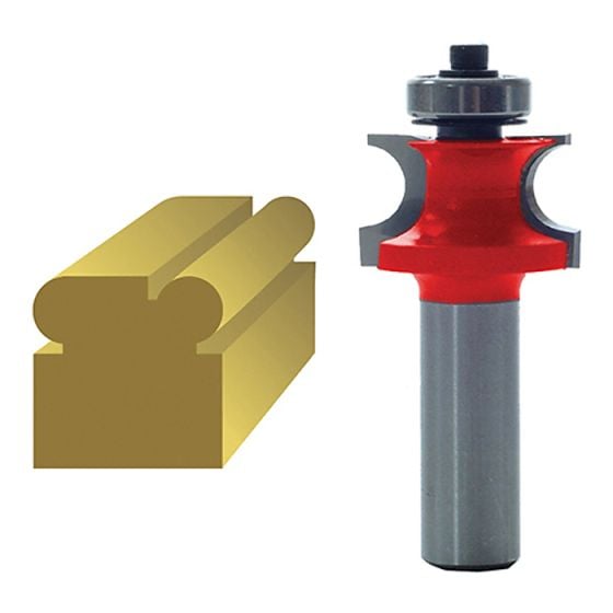 Router Bit TCT 3.2mm Corner Bead 1/4in Shank by Faithfull