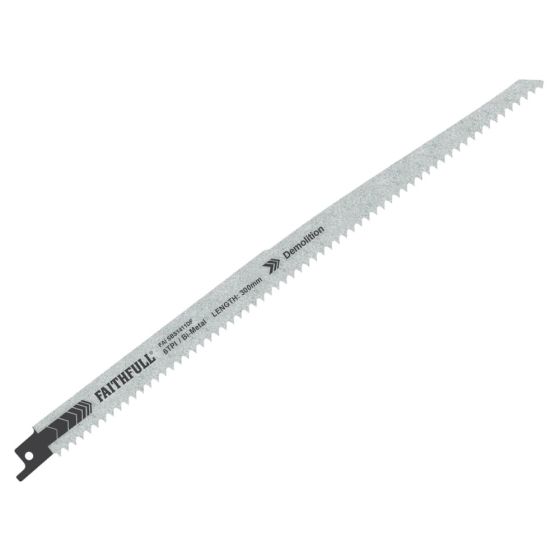 S1411DF Bi-Metal Sabre Saw Blade Demolition 300mm 6 TPI (Pack of 5)