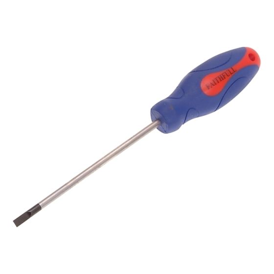 Slotted Parallel Soft Grip Screwdrivers