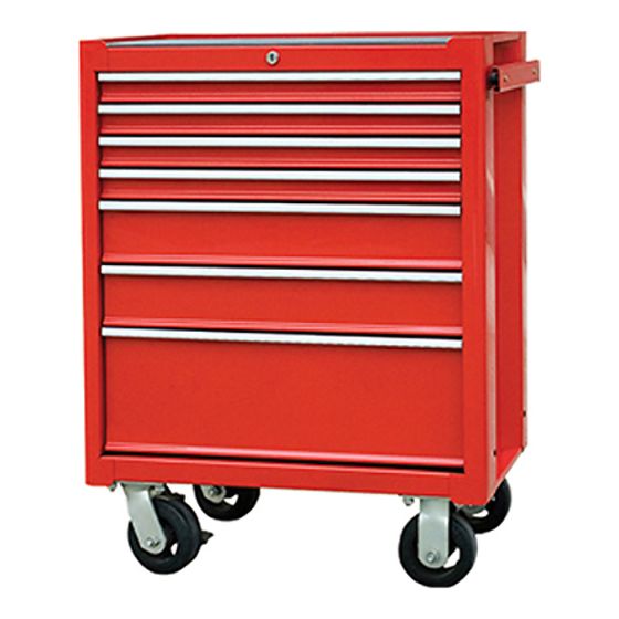 Toolbox Roller Cabinet 7 Drawer by Faithfull - TBR3007X