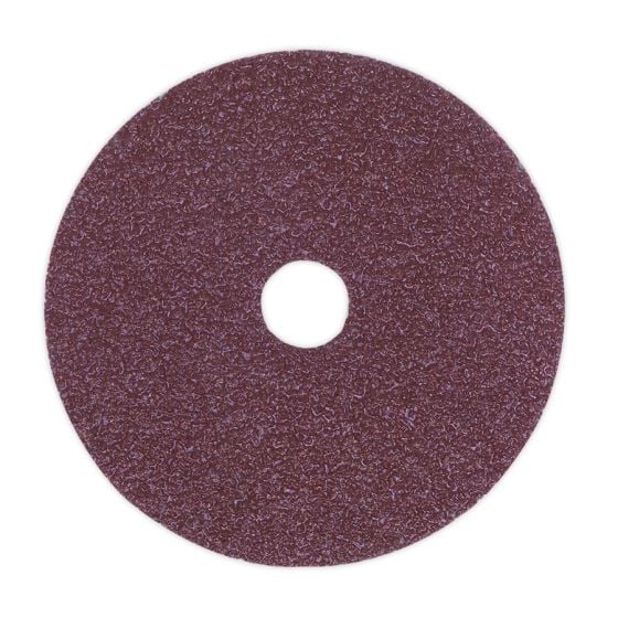 Sanding Disc Fibre Backed Dia.100mm 50Grit Pack of 25 Sealey Part No. FBD10050