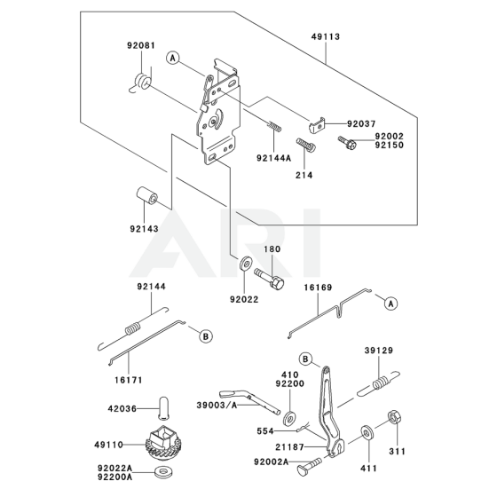 Control Equipment for Kawasaki FC400V Engine