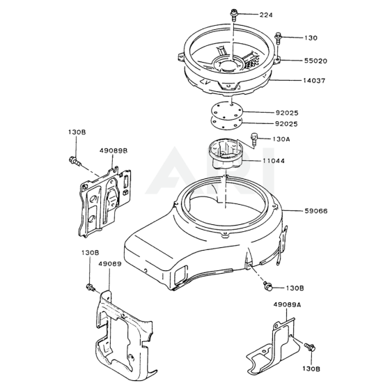 Cooling Equipment for Kawasaki FC420V Engine