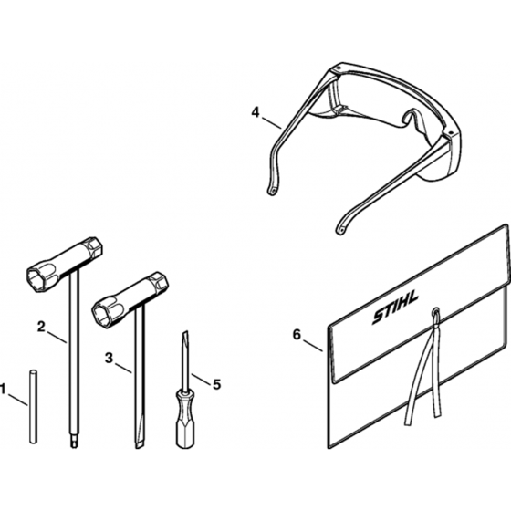 Tools, Extras Assembly for Stihl FC 83 Lawn Edger