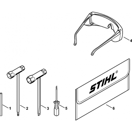 Tools, Extras Assembly for Stihl FC 96 Lawn Edger