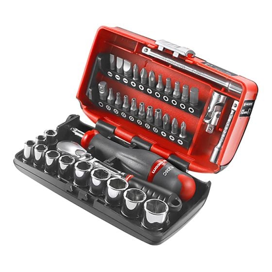 RL.Nano1PB Nano Socket Set Metric 1/4in Drive by Facom - RL.NANO1