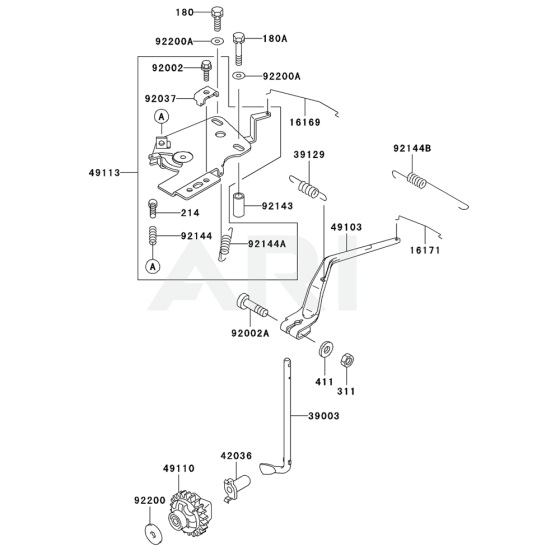 Control Equipement for Kawasaki FD620D Engine