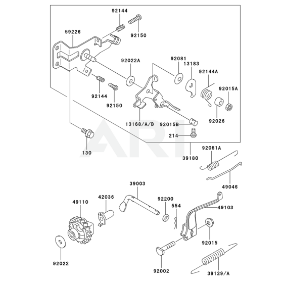 Control Equipment for Kawasaki FE120D Engines