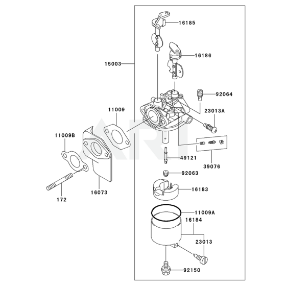 Carburettor for Kawasaki FE290R Engines