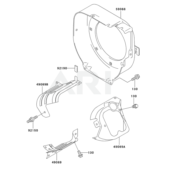 Cooling Equipment for Kawasaki FE290R Engines