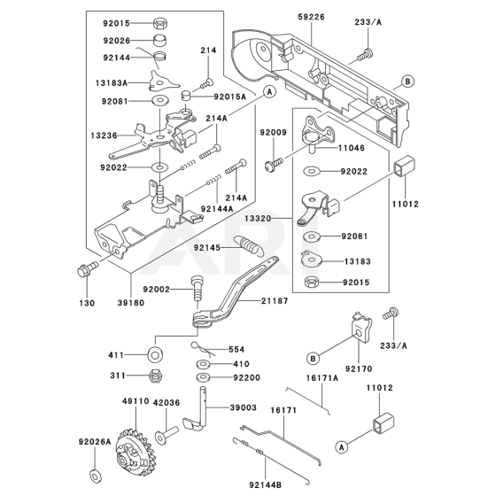 Control Equipment for Kawasaki FE400D Engines