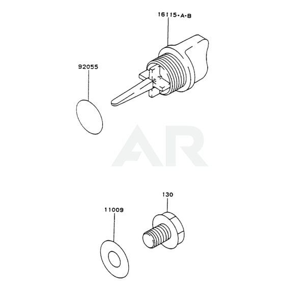 Lubrication Equipment for Kawasaki FG150G Engine