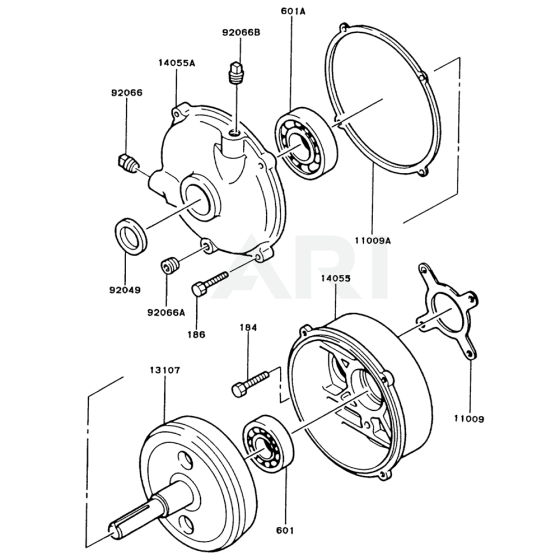 P.T.O Equipment for Kawasaki FG200R Engine