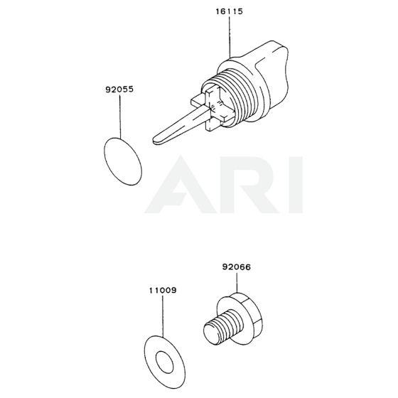 Lubrication Equipment for Kawasaki FG270G Engine