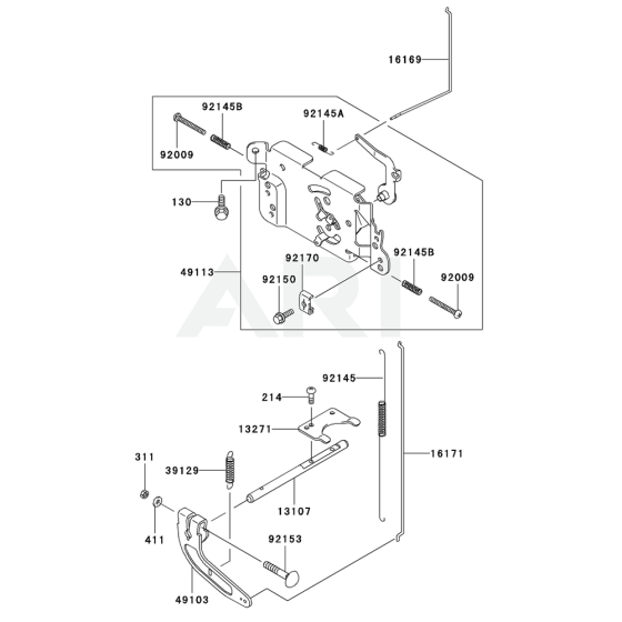 Control Equipment for Kawasaki FH430V Engine