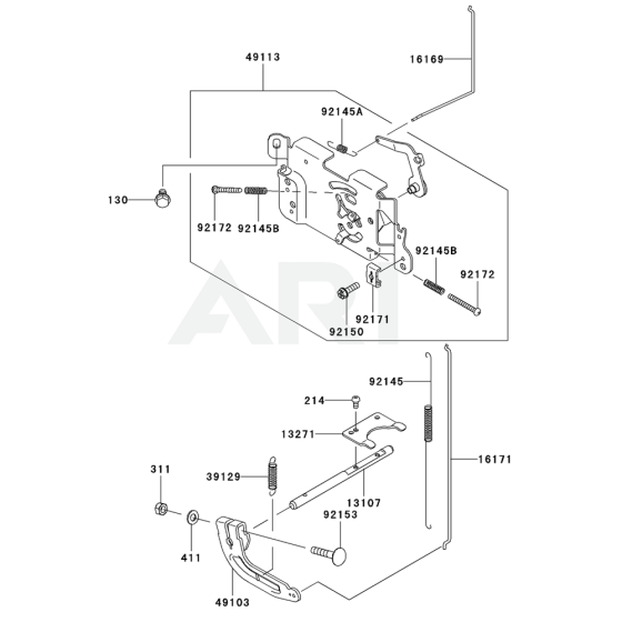 Control Equipment for Kawasaki FH480V Engine