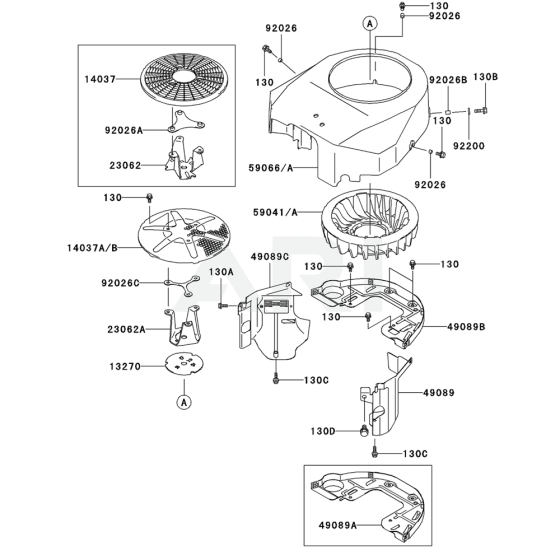 Cooling Equipment for Kawasaki FH500V Engine