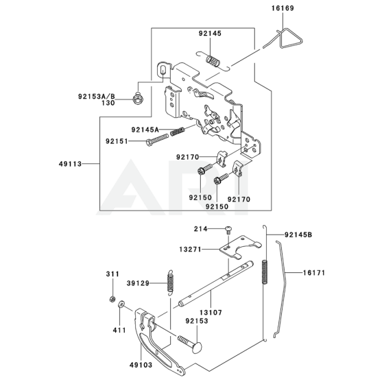 Control Equipment for Kawasaki FH661V Engine