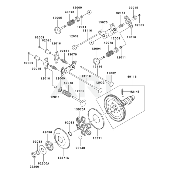 Valve / Camshaft for Kawasaki FH721D Engine