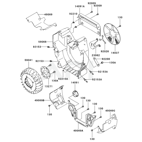 Cooling Equipment for Kawasaki FH770D Engine