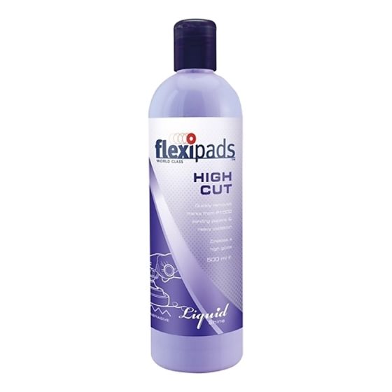 HIGH CUT Liquid Shine Purple 500ml by Flexipads - LP100C 1 = 1 BOTTLE SINGLE