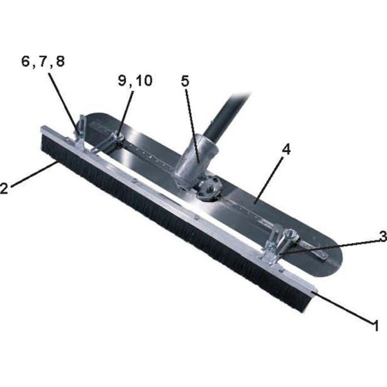 Main Assembly for Belle Fresn Broom Screed