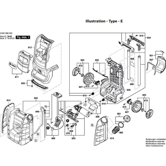 Washer Assembly for Bosch Fontus