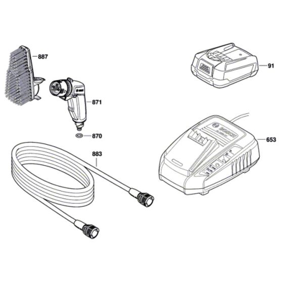 Bosch Fontus Cleaner Assembly