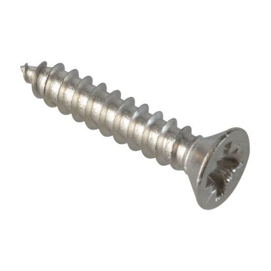 Self-Tapping Screw Pozi CSK A2 SS 3/4in x 8 ForgePack 30